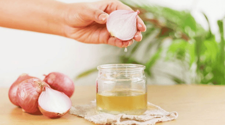 Onion oil to reduce hair loss