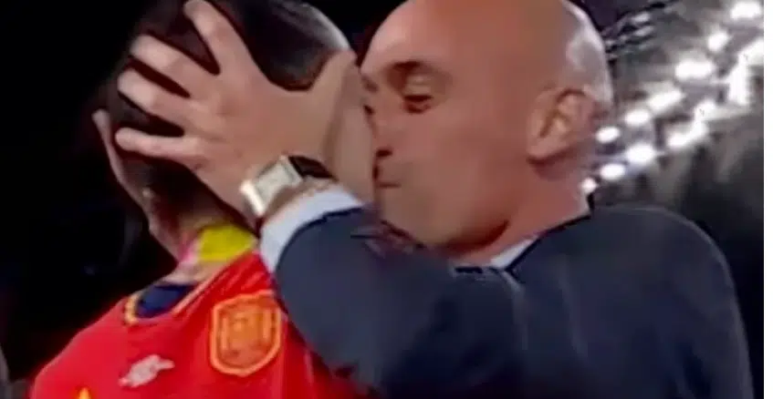 Luis Rubiales, the president of the Spanish Football Federation, kissed the neck of the player who won the title, Jenny Hermoso, after the Women's Football World Cup final on August 20.
