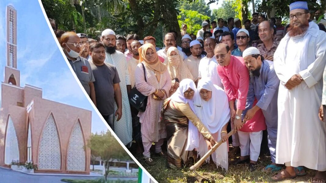 জাহানারা বেগম বলেন, ছোট বেলা থেকেই আমার স্বপ্ন ছিল এলাকায় একটা দৃষ্টিনন্দন মসজিদ নির্মাণ করব। সেই থেকেই আমার এই উদ্যোগ। পৈত্রিক সম্পত্তি ভাগাভাগি নিয়ে আমার ভাইয়ের সাথে জমি সংক্রান্ত জটিলতা ছিল। সেই জটিলতা কাটিয়ে আমার স্বপ্নকে ছুঁয়ে বাস্তবে রূপ দিতে যাচ্ছি। এসময় উপস্থিত ছিলেন, পাংশা উপজেলা আওয়ামী লীগের সভাপতি ও মাছপাড়া ইউপির চেয়ারম্যান খন্দকার সাইফুল ইসলাম (বুড়ো), পাংশা সিদ্দিকিয়া ফাজিল মাদ্রাসার অধ্যক্ষ আওয়াবুল্লাহ ইব্রাহিম, কলিমহর ইউপি চেয়ারম্যান বিলকিস বানুসহ আলেম-ওলামাগণ ও এলাকার গণ্যমান্য ব্যক্তিবর্গ।