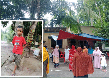 রাজবাড়ীর গোদার বাজার পদ্মা নদীতে গোসল করতে গিয়ে ডুবে যাওয়া মাদ্রাসা শিক্ষার্থী রাফি মিয়া (৯) এর মরদেহ