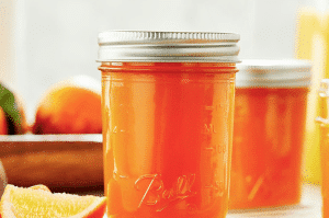 You can safely serve delicious homemade orange jelly on the breakfast table and in the child's school tiffin.