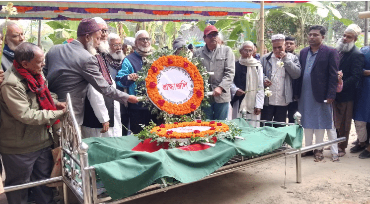 রাজবাড়ীর জেলার পাংশা উপজেলার বাহাদুরপুর ইউপির বকশিপুর গ্রামের বাসিন্দা বীর মুক্তিযোদ্ধা আব্দুল হামিদ মেম্বার এর রাষ্ট্রীয় মর্যাদায় দাফন সম্পন্ন হয়েছে।