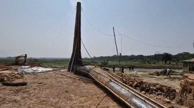 অবৈধ ইটভাটা পরচালনার দায়ে রাজবাড়ী জেলার বালিয়াকান্দি উপজেলার নলিয়ায় অবস্থিত এমএসডি ব্রিকস নামে একটি ইটভাটা গুঁড়িয়ে দেওয়া হয়েছে। এ সময় প্রতিষ্ঠানের