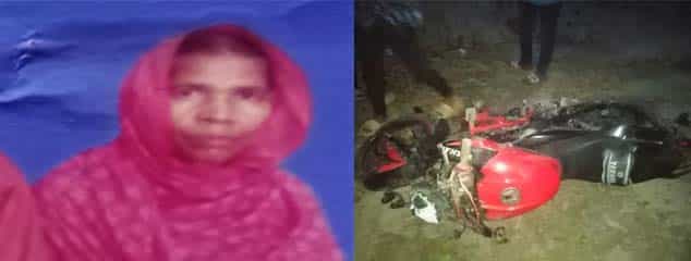 মোটরসাইকেল চাপায় এক গৃহবধুর মৃত্যু হয়েছে। তিনি রাজবাড়ী সদর উপজেলার মিজানপুর ইউনিয়নের ধুঞ্চি গ্রামের আব্দুস সালাম মন্ডলের স্ত্রী। এ ঘটনায় মোটরসাইকেল চালককে আটক করেছে স্থানীয়রা।