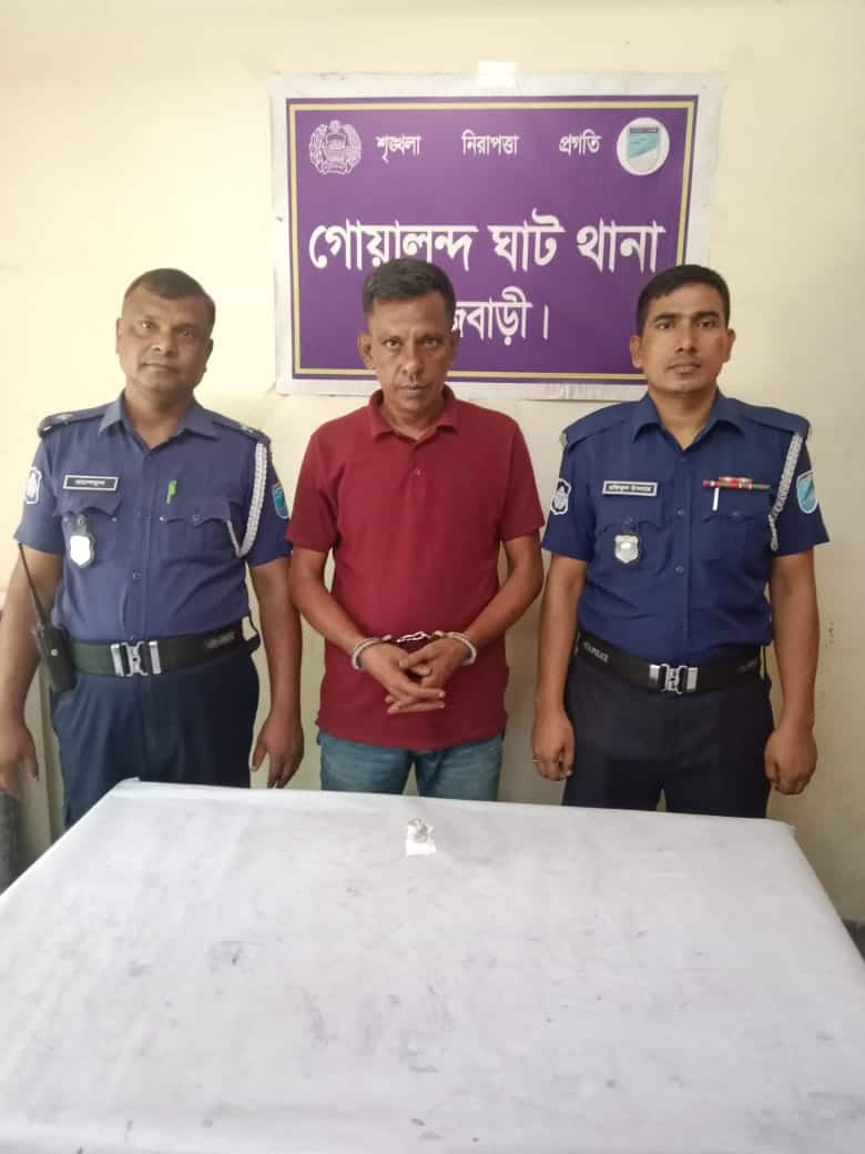রাজবাড়ী জেলার গোয়ালন্দর দৌলতদিয়া যৌনপল্লী থেকে মো. জাকির হোসেন (৫০) নামে এক ইউপি সদস্যকে হেরোইনসহ গ্রেফতার করেছে পুলিশ।