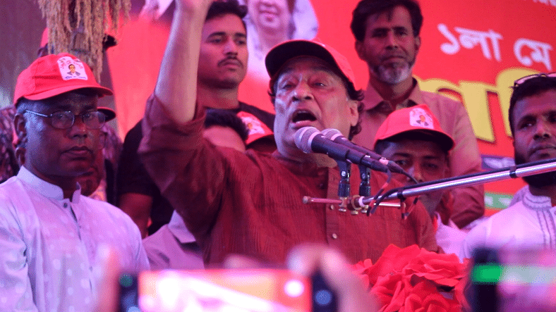 শ্রমিক দিবসে রাজবাড়ী জেলা শ্রমিকদলের আয়োজনে শ্রমিকসমাবেশে প্রধান অতিথির বক্তব্য রাখেন-রাজবাড়ী-০১ আসনের সাবেক এমপি বিএনপির জাতীয় নির্বাহী কমিটির সদস্য আলী নেওয়াজ মাহমুদ খৈয়ম ।।