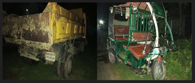 রাজবাড়ীতে ড্রাম ট্রাকের ধাক্কায় জেসমিন (৩০) নামে ইজিবাইকের এক আরোহী নিহত হয়েছেন । এ ঘটনায় আহত হয়েছেন ইজিবাইকের আরোও ৪ আরোহী । নিহত