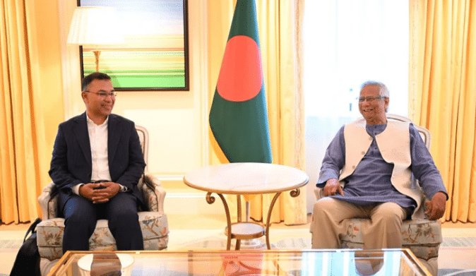 বিএনপির ভারপ্রাপ্ত চেয়ারম্যান তারেক রহমানের সঙ্গে বৈঠকে অন্তর্বর্তীকালীন সরকারের প্রধান উপদেষ্টা অধ্যাপক ড. মুহাম্মদ ইউনূস বলেছেন, প্রয়োজনীয় প্রস্তুতি সম্পন্ন করা গেলে